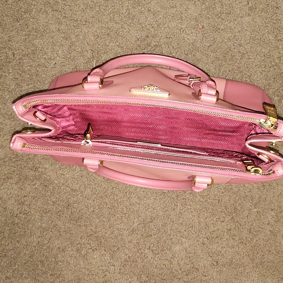 Prada Bicolor Double Zip Lux Tote - Picture 7 of 8